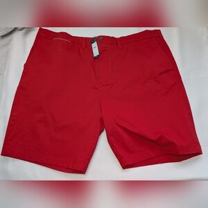 NWT TOMMY HILFIGER Men Short Red Color Size 42 Bermuda